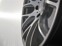 NEW 19 INCH 3SDM 0.01 ALLOY WHEELS IN SILVER WITH POLISHED FACE AND DEEP CONCAVE 9.5" REAR OPTION 5x112