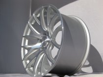 NEW 19 INCH 3SDM 0.01 ALLOY WHEELS IN SILVER WITH POLISHED FACE, DEEPER CONCAVE 9.5" REAR OPTION 5x120