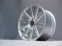 NEW 20 INCH AXE EX15 ALLOY WHEELS IN SILVER WITH POLISHED FACE AND DEEPER CONCAVE 10.5" REAR 5x112
