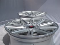 NEW 20 INCH AXE EX15 ALLOY WHEELS IN SILVER WITH POLISHED FACE AND DEEPER CONCAVE 10.5" REAR 5x112