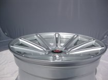 NEW 20 INCH AXE EX15 ALLOY WHEELS IN SILVER WITH POLISHED FACE AND DEEPER CONCAVE 10.5" REAR 5x112