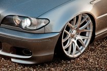 NEW 18 INCH 3SDM 0.01 ALLOY WHEELS, SILVER WITH POLISHED FACE, DEEP CONCAVE 9.5" REAR OPTION 5x120