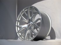 NEW 18 INCH 3SDM 0.01 ALLOY WHEELS, SILVER WITH POLISHED FACE, DEEP CONCAVE 9.5" REAR OPTION 5x120