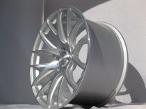 NEW 18" 3SDM 0.01 ALLOY WHEELS, SILVER WITH POLISHED FACE, DEEP CONCAVE 9.5" REAR OPTION