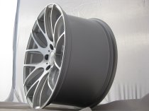 NEW 18 INCH 3SDM 0.01 ALLOY WHEELS, SILVER WITH POLISHED FACE, DEEP CONCAVE 9.5" REAR OPTION 5x120