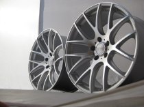 NEW 18 INCH 3SDM 0.01 ALLOY WHEELS, SILVER WITH POLISHED FACE, DEEP CONCAVE 9.5" REAR OPTION 5x120