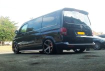 NEW 18 INCH AXE EX14 ALLOY WHEELS IN GLOSS BLACK WITH MACHINE POLISHED FACE