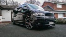 NEW 18 INCH AXE EX14 ALLOY WHEELS IN GLOSS BLACK WITH MACHINE POLISHED FACE