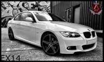 NEW 18 INCH AXE EX14 ALLOY WHEELS IN GLOSS BLACK WITH MACHINE POLISHED FACE