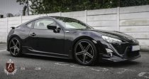 NEW 18 INCH AXE EX14 ALLOY WHEELS IN GLOSS BLACK WITH MACHINE POLISHED FACE