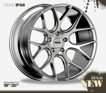 NEW 20 INCH OEMS FS6 ALLOY WHEELS IN SILVER WITH MACHINE POLISHED FACE 5x112
