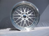 NEW 20″ LM STYLE ALLOY WHEELS IN SILVER, VERY DEEP DISH WITH MASSIVE 10.5″ REARS