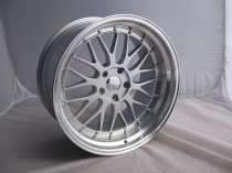 NEW 20" LM STYLE ALLOY WHEELS IN SILVER, VERY DEEP DISH WITH MASSIVE 10.5" REARS