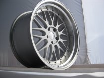 NEW 20 INCH LM STYLE ALLOY WHEELS IN SILVER WITH POLISHED DISH AND VERY DEEP 10.5" REARS 5x120