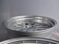 NEW 20 INCH LM STYLE ALLOY WHEELS IN SILVER WITH POLISHED DISH AND VERY DEEP 10.5" REARS 5x120