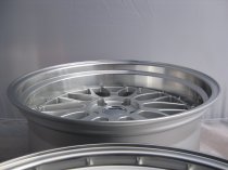 NEW 20" LM STYLE ALLOY WHEELS IN SILVER, VERY DEEP DISH WITH MASSIVE 10.5" REARS