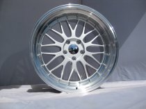 NEW 20" LM STYLE ALLOY WHEELS IN SILVER, VERY DEEP DISH WITH MASSIVE 10.5" REARS