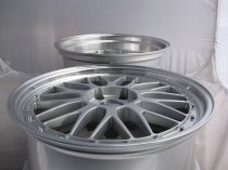 NEW 20 INCH LM STYLE ALLOY WHEELS IN SILVER WITH POLISHED DISH AND VERY DEEP 10.5" REARS 5x120