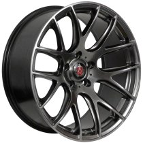 NEW 19″ AXE CS LITE ALLOY WHEELS IN HYPER BLACK,WITH VERY DEEP CONCAVE 9.5″ REARS