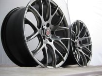 NEW 19 INCH AXE CS LITE ALLOY WHEELS IN HYPER BLACK, DEEPER CONCAVE 9.5" REAR OPTION