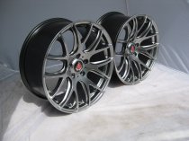 NEW 19 INCH AXE CS LITE ALLOY WHEELS IN HYPER BLACK, DEEPER CONCAVE 9.5" REAR OPTION