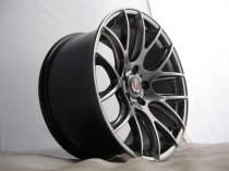 NEW 19 INCH AXE CS LITE ALLOY WHEELS IN HYPER BLACK, DEEPER CONCAVE 9.5" REAR OPTION