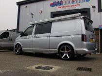 NEW 19 INCH AXE EX18 ALLOY WHEELS IN GLOSS BLACK WITH POLISHED FACE AND DEEPER CONCAVE 9.5" REAR OPTION