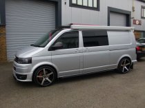 NEW 19 INCH AXE EX18 ALLOY WHEELS IN GLOSS BLACK WITH POLISHED FACE AND DEEPER CONCAVE 9.5" REAR OPTION