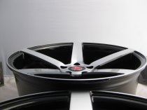 NEW 19 INCH AXE EX18 ALLOY WHEELS IN GLOSS BLACK WITH POLISHED FACE AND DEEPER CONCAVE 9.5" REAR OPTION