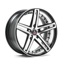 NEW 20 INCH AXE EX20 ALLOY WHEELS IN GLOSS BLACK WITH POLISHED FACE AND BARREL, DEEPER CONCAVE 10″ REAR OPTION