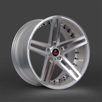 NEW 20" AXE EX20 ALLOY WHEELS IN SILVER WITH POLISHED FACE AND BARREL WITH DEEPER CONCAVE 10" REARS et40/42