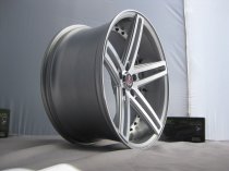 NEW 20" AXE EX20 ALLOY WHEELS IN SILVER WITH POLISHED FACE AND BARREL WITH DEEPER CONCAVE 10" REARS et40/42