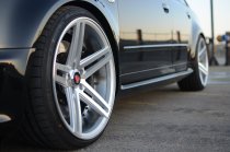 NEW 20 INCH AXE EX20 ALLOY WHEELS IN SILVER WITH POLISHED FACE AND BARREL, DEEPER CONCAVE 10" REARS 5x112