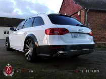 NEW 19 INCH AXE EX15 ALLOY WHEELS IN GLOSS BLACK WITH POLISHED FACE AND DEEPER CONCAVE 9.5" REAR 5x112