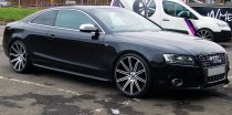 NEW 19 INCH AXE EX15 ALLOY WHEELS IN GLOSS BLACK WITH POLISHED FACE AND DEEPER CONCAVE 9.5" REAR 5x112
