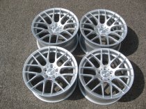 NEW 19 INCH VEEMANN VC359 M359 Y SPOKE ALLOY WHEELS IN QUARTZ SILVER, DEEPER CONCAVE 10" REAR ET35/38 5x120
