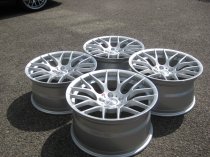 NEW 19 INCH VEEMANN VC359 M359 Y SPOKE ALLOY WHEELS IN QUARTZ SILVER, DEEPER CONCAVE 10" REAR ET35/38 5x120