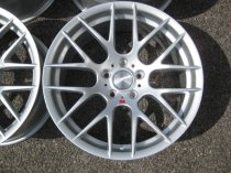 NEW 19 INCH VEEMANN VC359 M359 Y SPOKE ALLOY WHEELS IN QUARTZ SILVER WITH DEEPER CONCAVE 10" REAR et15/25 5x120