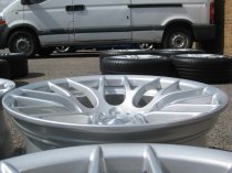 NEW 19 INCH VEEMANN VC359 M359 Y SPOKE ALLOY WHEELS IN QUARTZ SILVER WITH DEEPER CONCAVE 10" REAR et15/25 5x120