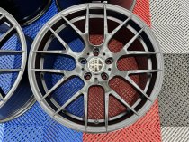 NEW 20 INCH VEEMANN VC359 M359 Y SPOKE ALLOY WHEELS IN SATIN BLACK WITH DEEPER CONCAVE 10.5" REAR OPTION 5x120
