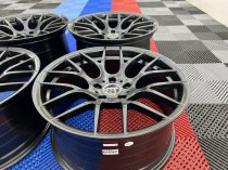 NEW 20 INCH VEEMANN VC359 M359 Y SPOKE ALLOY WHEELS IN SATIN BLACK WITH DEEPER CONCAVE 10.5" REAR OPTION 5x120