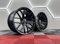 NEW 20 INCH VEEMANN VC359 M359 Y SPOKE ALLOY WHEELS IN SATIN BLACK WITH DEEPER CONCAVE 10.5" REAR OPTION 5x120