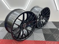 NEW 20 INCH VEEMANN VC359 M359 Y SPOKE ALLOY WHEELS IN SATIN BLACK WITH DEEPER CONCAVE 10.5" REAR OPTION 5x120