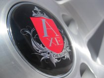 NEW 20 INCH AXE EX18 ALLOY WHEELS IN SILVER WITH BRUSHED FACE AND DEEP CONCAVE 10.5" REAR OPTION