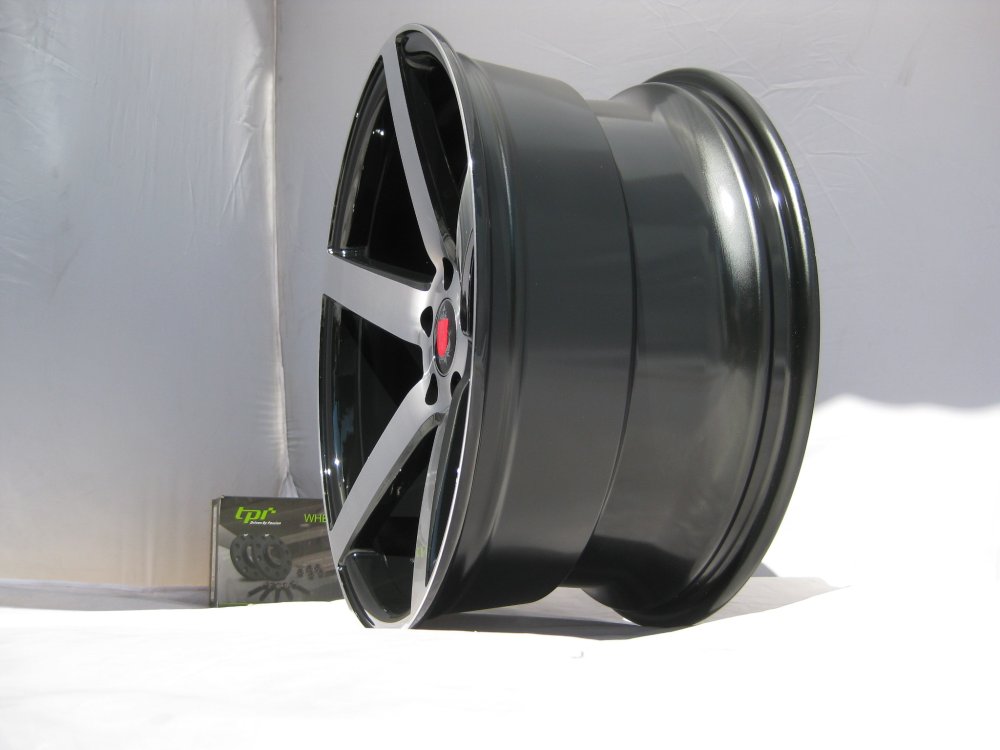 BM Autosport - NEW 20 INCH AXE EX18 ALLOY WHEELS IN GLOSS BLACK WITH POL...
