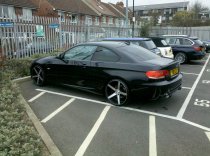 NEW 20" AXE EX18 DEEP CONCAVE ALLOY WHEELS IN GLOSS BLACK WITH POLISHED FACE, DEEP DISH, WIDER 10.5" REAR 38/42