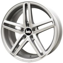 NEW 19 INCH BOLA B3 ALLOY WHEELS IN GLOSS SILVER WITH DEEPER CONCAVE 9.5" REAR 5x112
