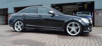 NEW 19 INCH BOLA B3 ALLOY WHEELS IN GLOSS SILVER WITH DEEPER CONCAVE 9.5" REAR 5x112