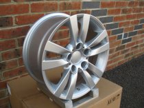 BMW FITMENT NEW 16" TWIN 5 SPOKE ALLOY WHEELS IN SILVER ET35 - IDEAL FOR WINTER USE