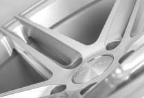 NEW 19 INCH VEEMANN V-FS2 ALLOY WHEELS IN SILVER MACHINED POLISHED FACE 5x120